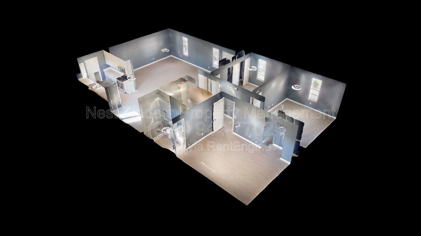 Completely remodeled three-bedroom, two-bathroom home for rent property image