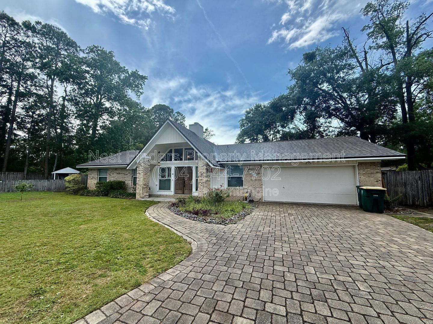 Enjoy a Florida POOL home lifestyle in this beautifully updated, all-brick home tucked away on a cul-de-sac with a FULLY-FENCED yard property image