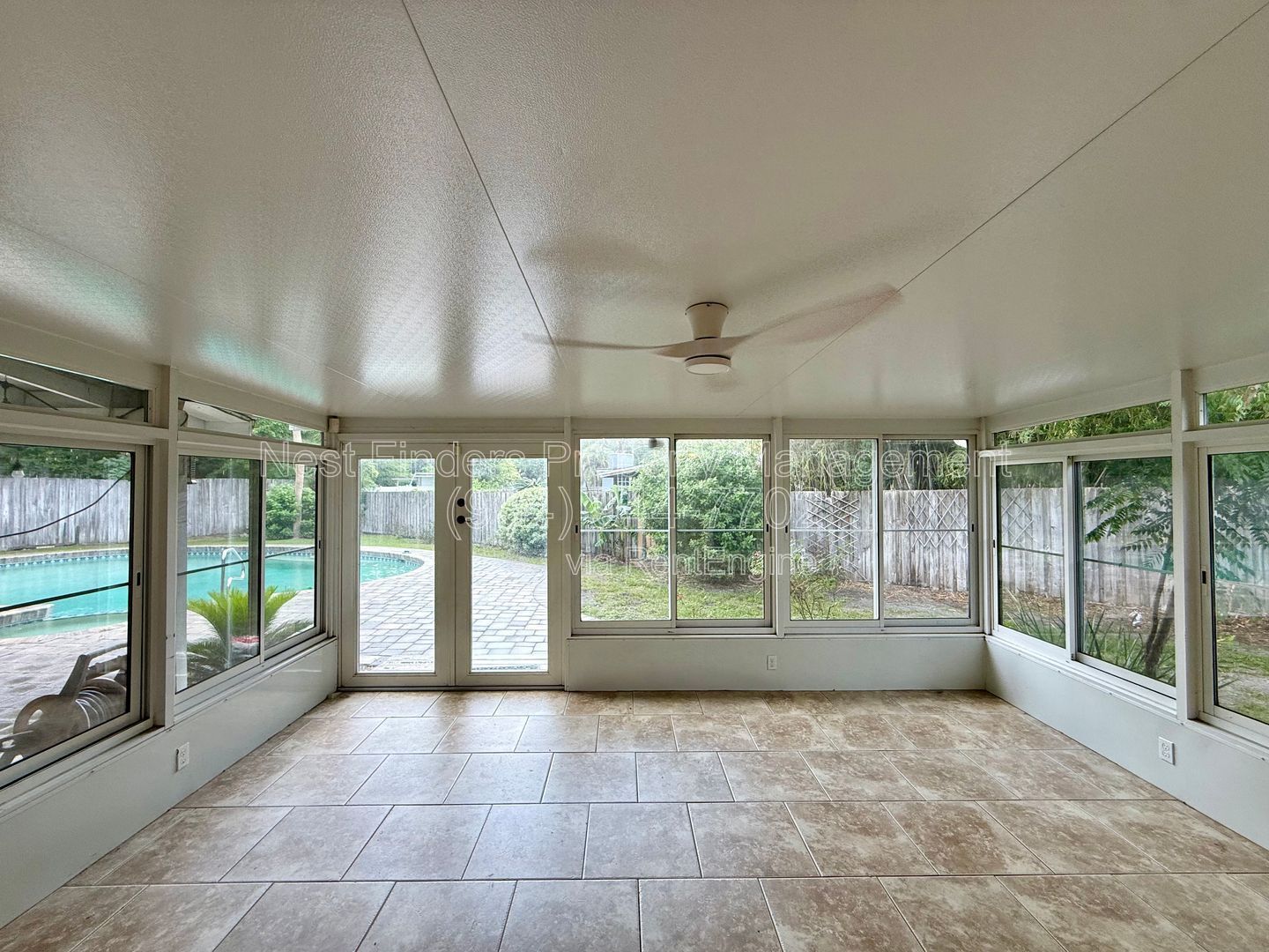 Enjoy a Florida POOL home lifestyle in this beautifully updated, all-brick home tucked away on a cul-de-sac with a FULLY-FENCED yard property image
