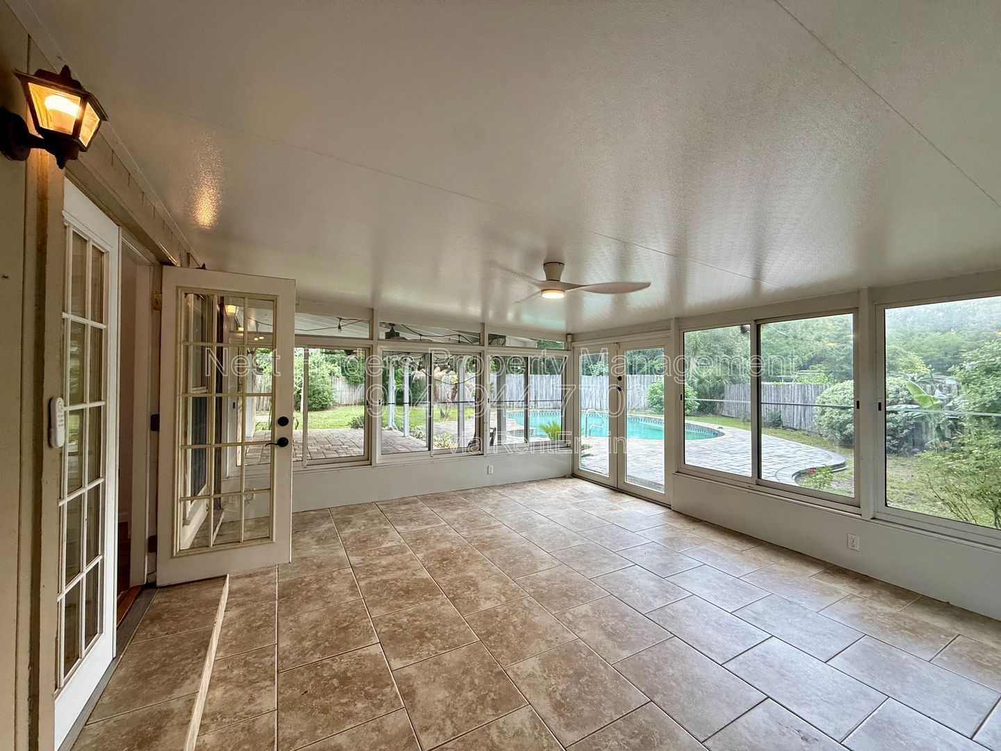 Enjoy a Florida POOL home lifestyle in this beautifully updated, all-brick home tucked away on a cul-de-sac with a FULLY-FENCED yard property image